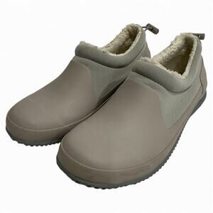 Hunter Womens Slip On Sherpa Shoes Size US 6 Gray Winter Tundra Gray Docker